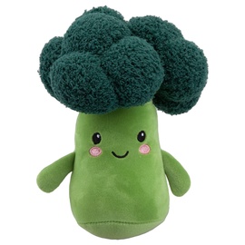 Mīkstā rotaļlieta PMS Softlings Broccoli Food, zaļa, 16 cm
