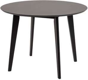 Обеденный стол Wax, черный, 105 см x 105 см x 76 см