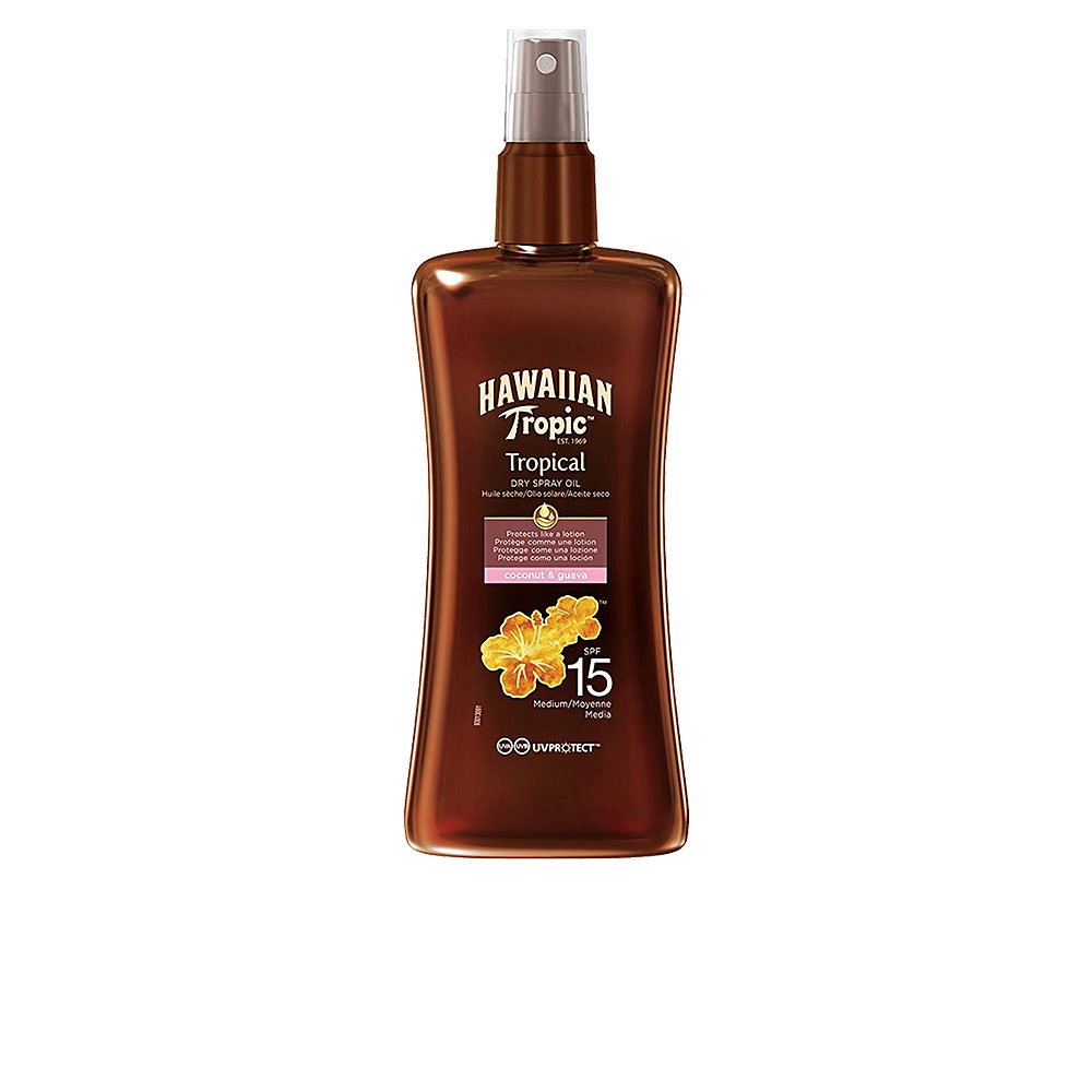 hawaiian tropic dry oil spf 15