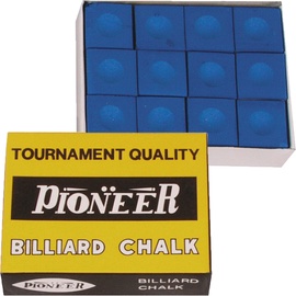 Kreida Pioneer Billiard Chalk, 12 vnt.