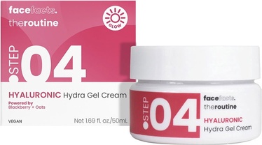 Sejas krēms sievietēm Face Facts The Glow Routine - Hyaluronic Hydra Gel Cream, 50 ml