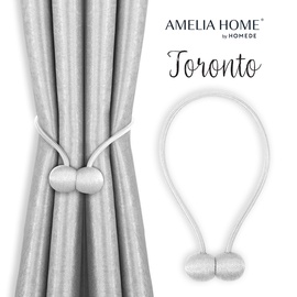 Aizkaru piederumi AmeliaHome Toronto, balta, 2 gab.