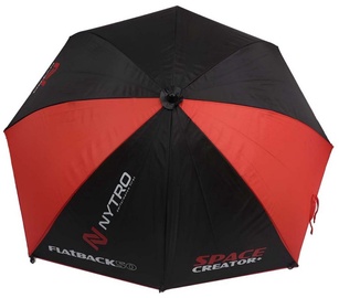 Lietussargs universāls Nytro Space Creator Flatback Brolly50, melna/sarkana