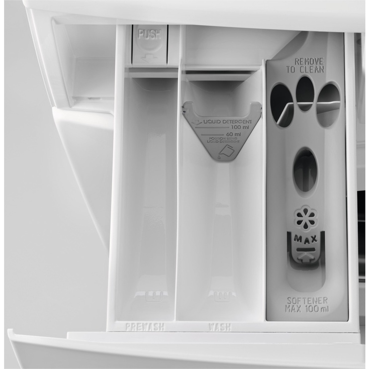 Įmontuojama skalbimo mašina Electrolux 700 serija „DualCare“ EW7W368SI, 8 kg, balta
