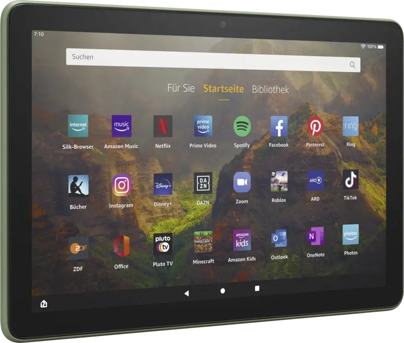 Tahvelarvuti Amazon Fire HD10 Plus, roheline, 10.1", 3GB/32GB