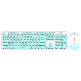 Komplekts T-Wolf TF770 EN, zila/balta, bezvadu