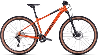 Velosipēds kalnu Cube Attention, 29 ", 20" (49.53 cm) rāmis, melna/oranža