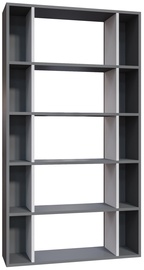 Plaukts Kalune Design Sanborn 935CMN1230, balta/antracīta, 25 cm x 90 cm x 163.6 cm