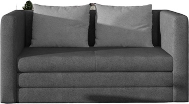 Divvietīgs dīvāns Neva Soro 93, Soro 83, tumši pelēka/gaiši pelēka, 70 x 132 cm x 65 cm