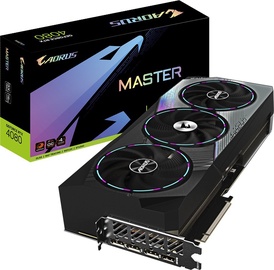 Videokarte Gigabyte GeForce RTX 4080 Aorus Master, 16 GB, GDDR6X