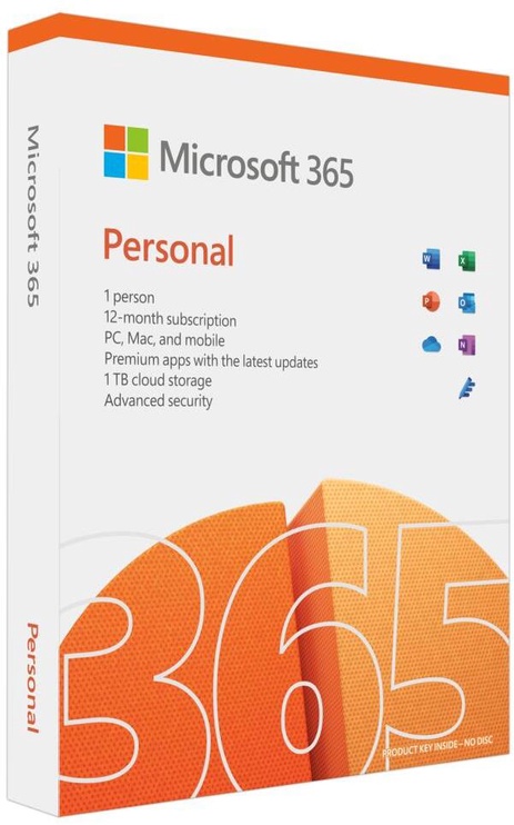 Programmatūra Microsoft Office M365 Personal 1Y