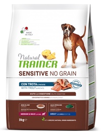 Сухой корм для собак Natural Trainer Sensitive No Grain, картофель/форель, 3 кг