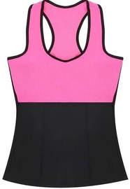 Krekls bez piedurknēm, sieviešu HMS Shapewear Vest Female, melna/rozā, M