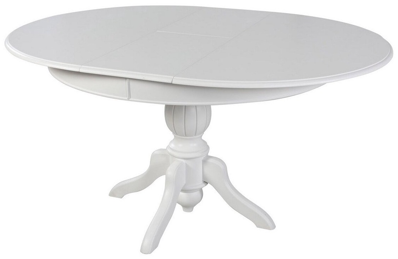 Ēdamistabas komplekts Kalune Design Albero 151, balts/pelēks