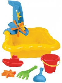 Smilšu kastes rotaļlietu komplekts Wader Sandbox Toy Set, daudzkrāsains, 355 mm x 140 mm