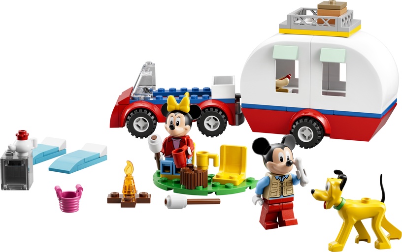 Konstruktors LEGO | Disney Mickey and Friends Mikipeles un Minnijas kempinga brauciens 10777, 103 gab.