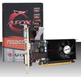 Videokarte Afox Radeon R5 220 AFR5220-1024D3L5, 1 GB, GDDR3