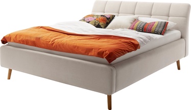 Кровать Mila, 180 x 200 cm, бежевый, с решеткой