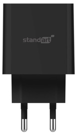 Telefoni laadija Standart GT-RJ334, USB, must, 18 W