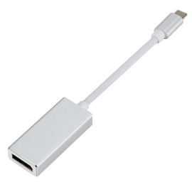 Adapter Fusion Accessories USB-C male - DisplayPort female FUS-TCDP-SIL, valge