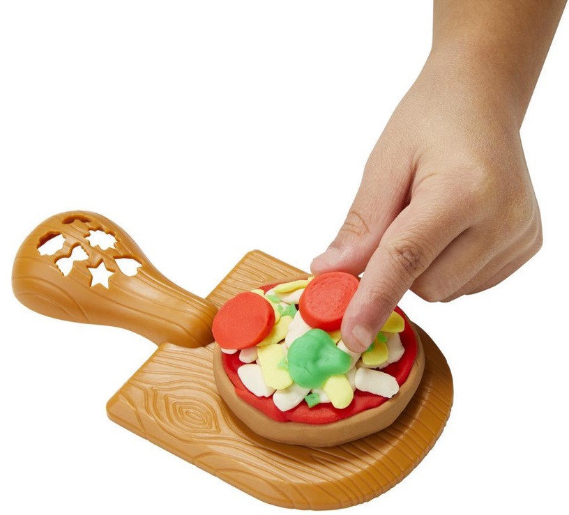 Veidošanas pasta Hasbro Play-Doh Kitchen Creations Playset Pizza F4373, daudzkrāsaina