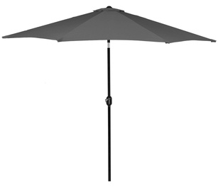 Садовый зонт от солнца Springos Garden Umbrella GU00200, 300 см, черный/серый