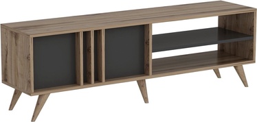 ТВ стол Kalune Design Rilla, дубовый/антрацитовый, 150 см x 35 см x 48 см