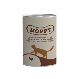 Mitrā kaķu barība Höppy, mājputnu gaļa, 0.415 kg