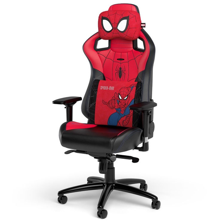Krēslu spilveni Noblechairs Spider-Man Edition, zila/melna/sarkana, 300 mm x 190 mm, 2 gab.