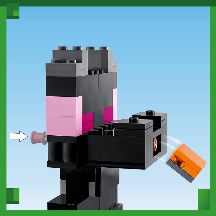Konstruktor LEGO Minecraft® Lõpuareen 21242, 252 tk