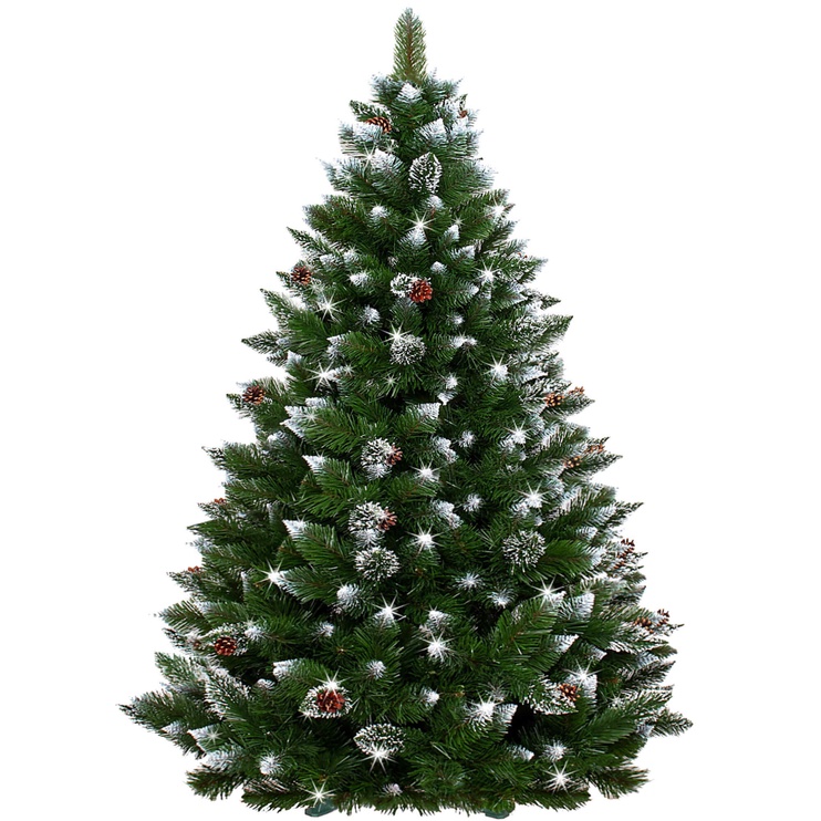 Kunstlik jõulupuu Springos CT0051, 220 cm, koos alusega