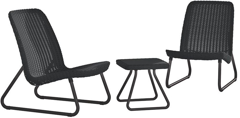 Välimööbli komplekt Keter Rio Patio Set of 2 seats, hall, 2 istekohta
