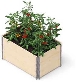 Приподнятая грядка Upyard GardenBox Set of 3 Classic Wood, 120 см x 80 см x 59.5 см