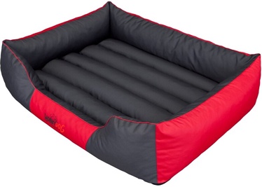 Кровать для животных Hobbydog Comfort CORCZC9, красный/серый, XXXL
