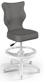 Bērnu krēsls Petit White MT33 Size 3 HC+F, balta/tumši pelēka, 550 mm x 765 - 895 mm