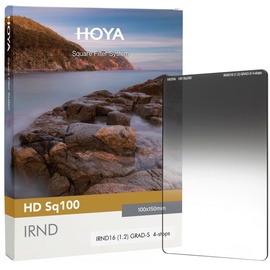 Filtrs Hoya HD Sq100 IRND16 GRAD-S, Neitrāli pelēks