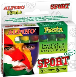 Набор для грима Alpino Fiesta Sport DL000011, многоцветный, воск, 6 шт.