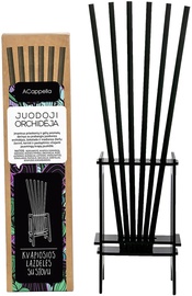 Lõhnapulk Acappella Black Orchid, bergamott, lõhnav kananga, ingver, roosa pipar, 6 tk