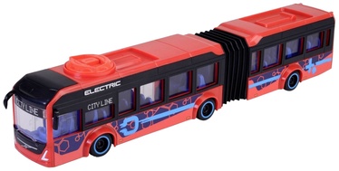 Autobuss Dickie Toys City Line Volvo 203747015, zila/melna/sarkana