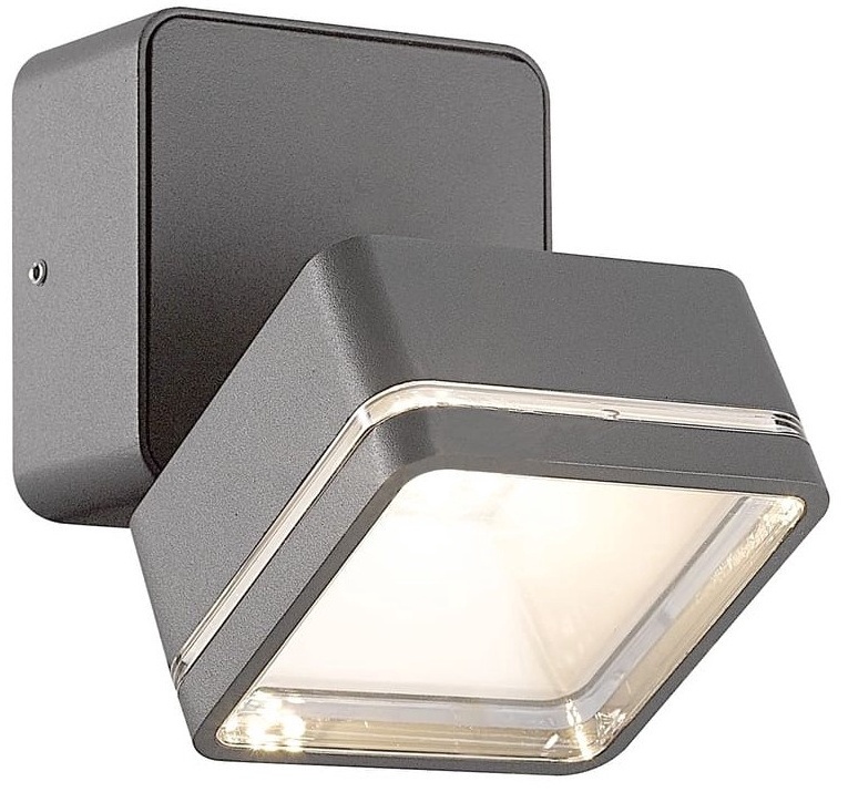 Valgusti lagi ja seinad CristalRecord, 4000°K, LED, antratsiit