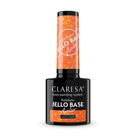 Nagu lakas bāze Claresa Jello Base Hybrid, dzintara