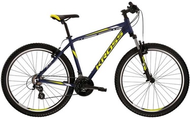 Велосипед горный Kross Hexagon 2.0, 26 ″, 17" рама, синий/желтый