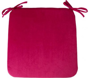 Krēslu spilveni Home4you Velvet P0005288, rozā, 390 mm x 390 mm