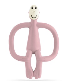 Zobu riņķis Matchstick Monkey Monkey, rozā