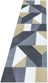 Ковровая дорожка Ayyildiz Ottawa Geometric, белый/желтый/серый, 250 см x 80 см