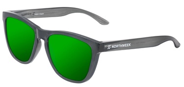 Akiniai nuo saulės kasdieniai Northweek Regular Smoky Grey Emerald, žalia/pilka