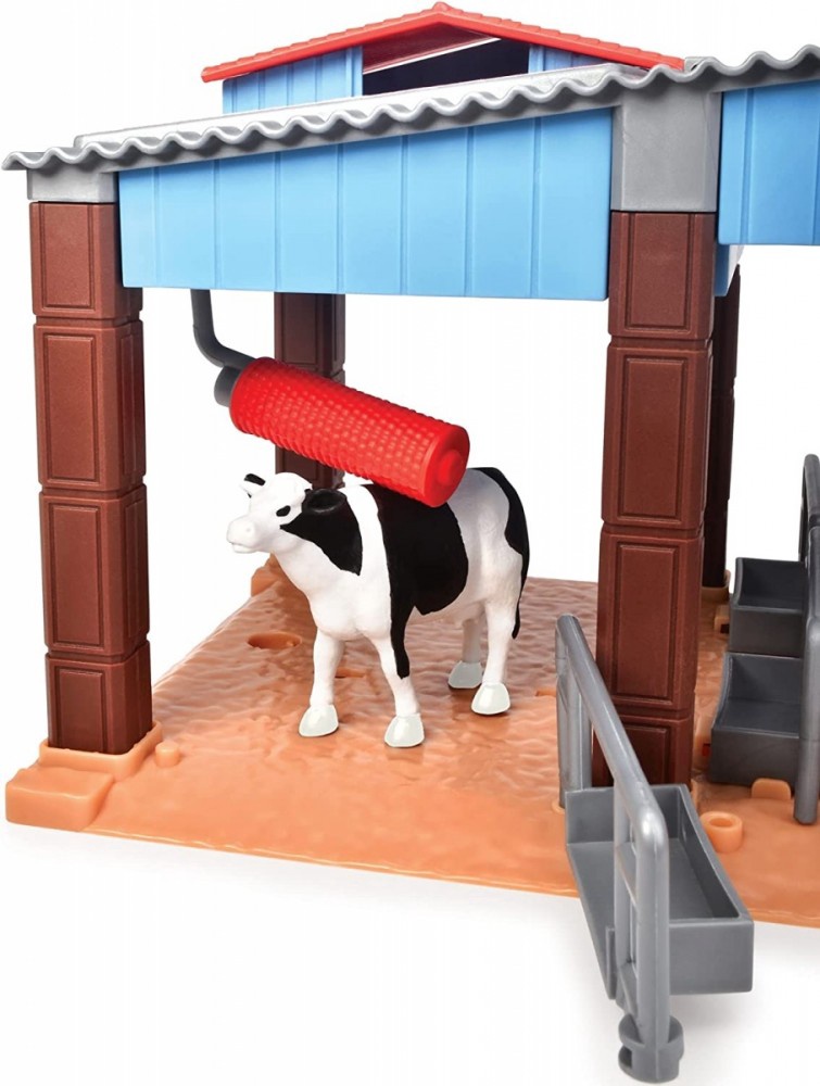 Transporta rotaļlietu komplekts Dickie Toys Fendt Farm Station 203735003, daudzkrāsaina