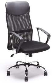 Kontoritool Domoletti 1888, 48 x 48 x 108 - 118 cm, must