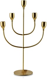 Svečturis Mondex Cedric Gold HTOP3486, metāls, 37.5 cm, zelta