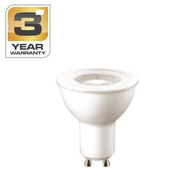 Лампочка Standart Встроенная LED, теплый белый, GU10, 5.5 Вт, 460 лм, 3 шт.